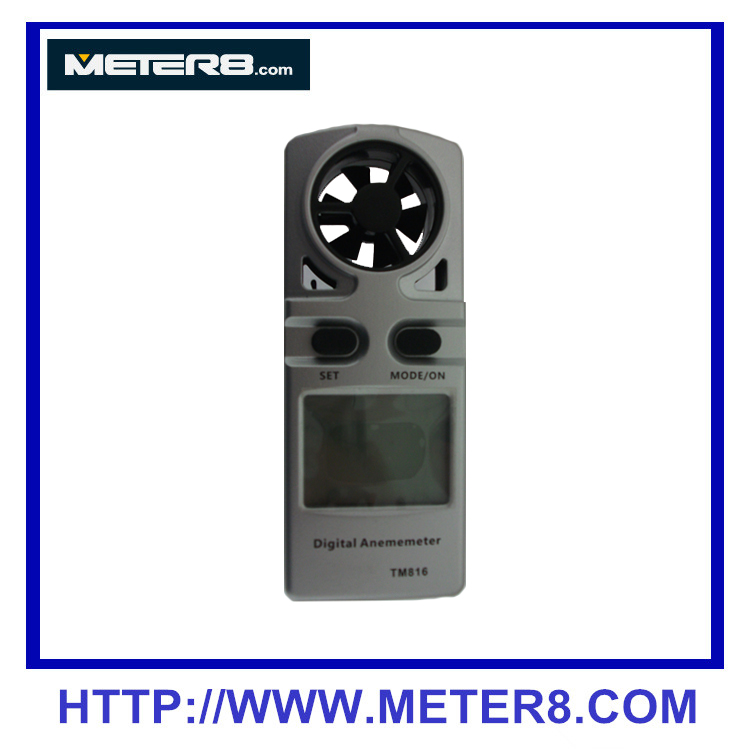 TM816 digital de bolsillo Anemómetro