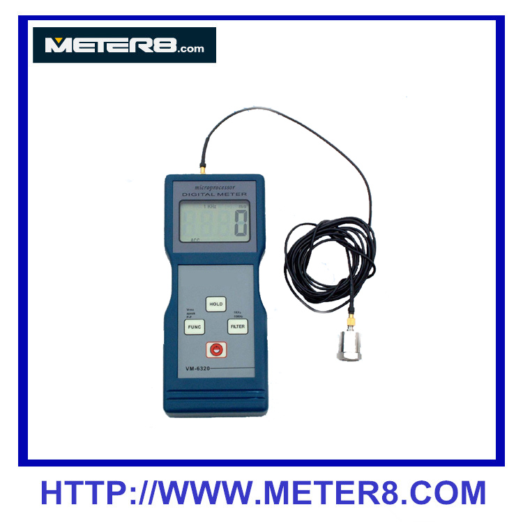 Portátil metros analizador de vibraciones VM-6320 digital