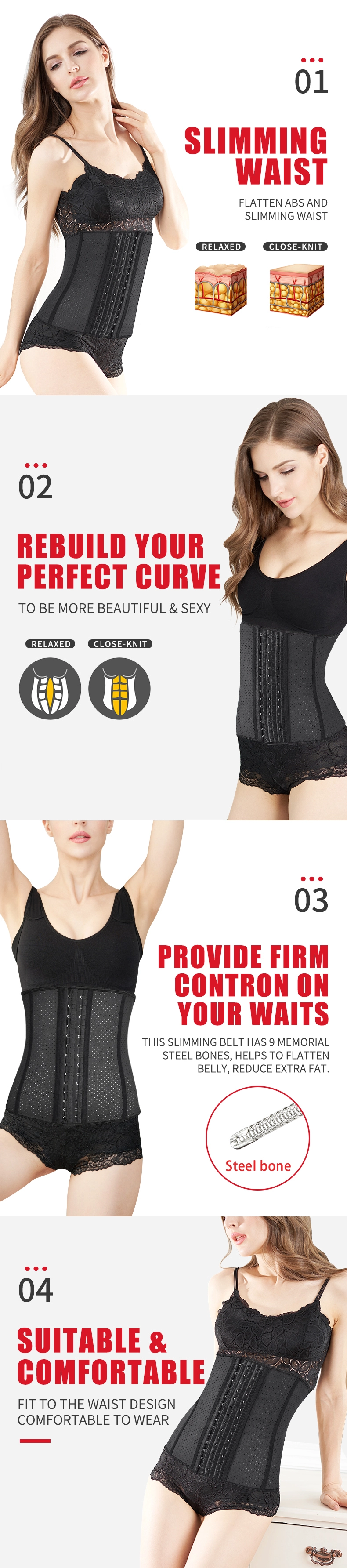 Natural Latex Waist Belt Factory
