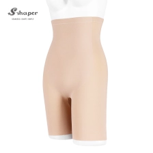 China Doppelschicht auf Bauch-Shorts mit hoher Taille Lieferant Hersteller