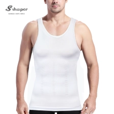 China Factory Price Sleeveless Dry Fit Men Compression Tank Tops manufacturer