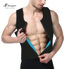 China Men's Ultra Sweat Enhancing Thermal Vest With Zipper Wholesales manufacturer