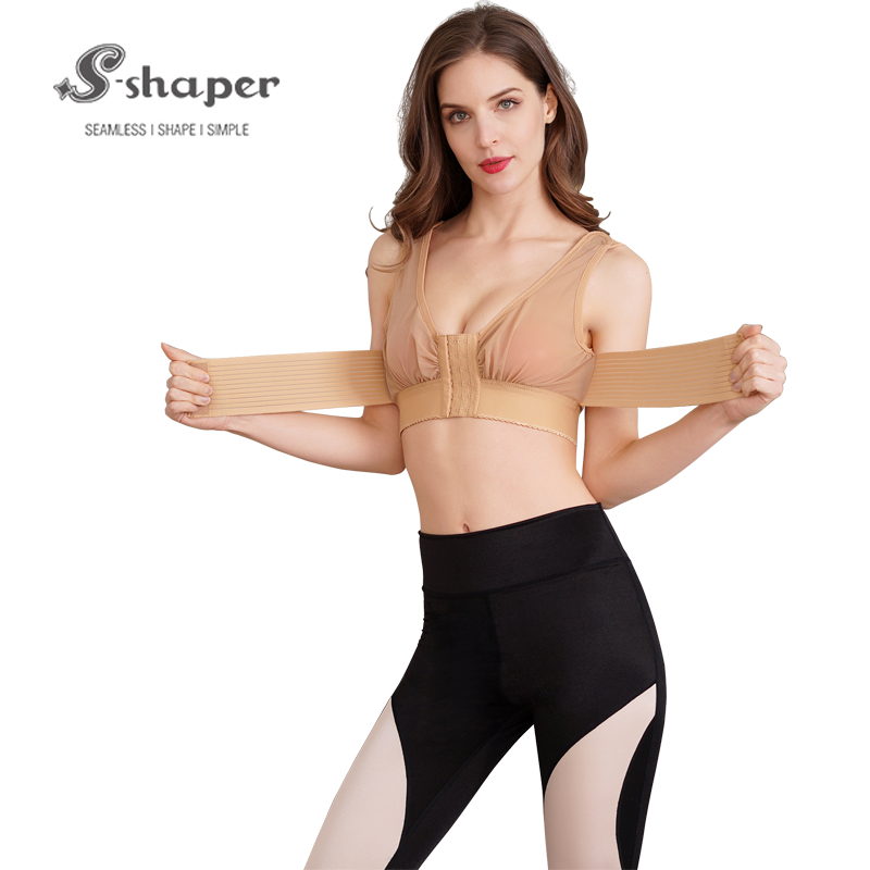 S-SHAPER Womens breasts contouring bra with adjustable supporting bands