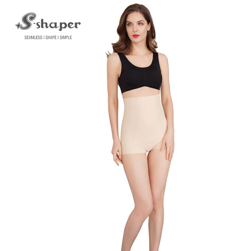 Seamless, high-raise, functional caffein-infused tummy controlling, butt-lifting shorts