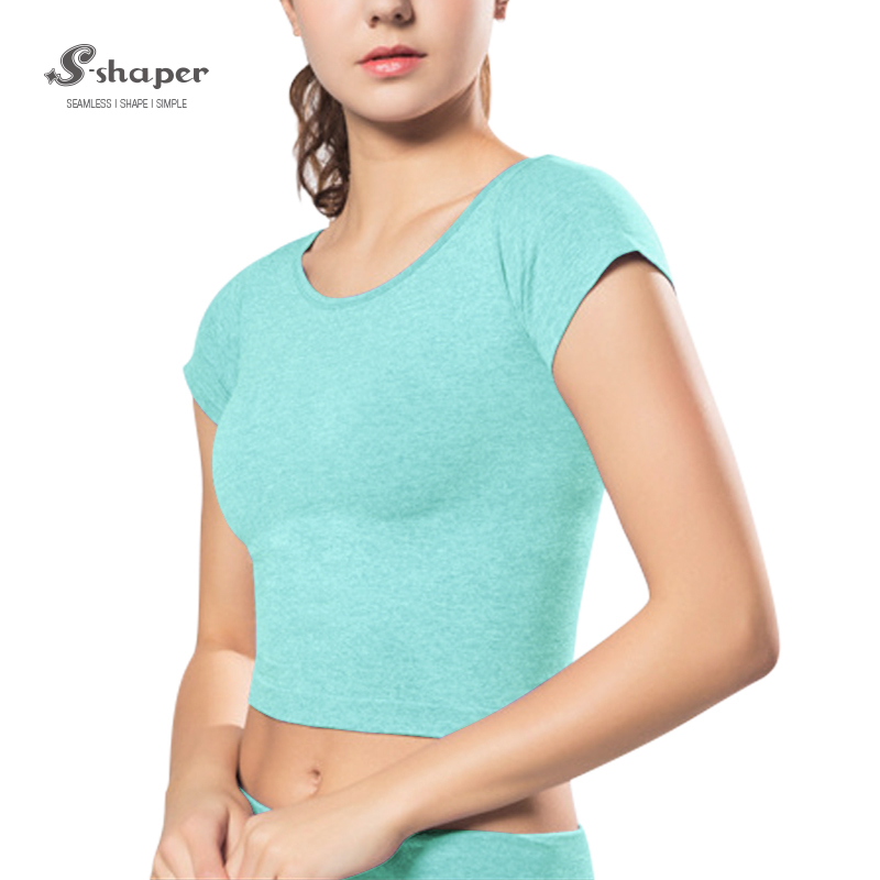 Short Sleeve Yoga Crop Top Supplier