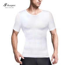 China Slimming Body Shaper Men Tshirt Supplier manufacturer