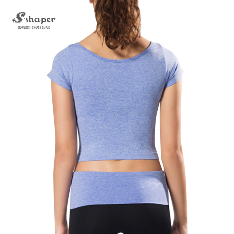 Sports Short Sleeve Midriff-baring Shirt Manufacturer