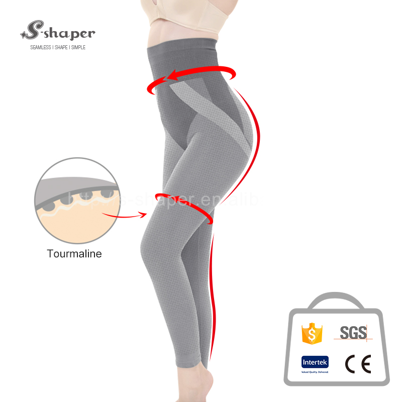 Women Slimming Tourmaline Bamboo Leggings On Sale