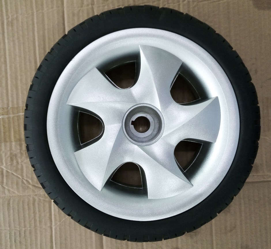 10 inch PU Buggy Reifen, LR Schaumstoff gefüllt Reifen, Rad Barrow Reifen, hintere Karre Reifen, PU Polyurethan Reifen