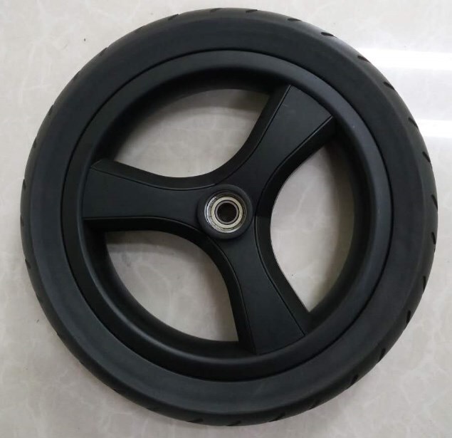10 inch PU tires, Solid tires, 10 inch wheels for cart, small MOQ baby wheels, small order solid tires supplier