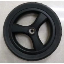 China 10 inch PU Reifen, feste Reifen, 10 inch Räder für Karren, kleine MOQ Baby Räder, kleiner Auftrag fester Reifen Lieferant Hersteller