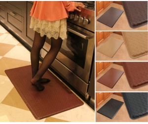Bagno Mat Set tappetini assorbenti pavimento cucina morbidi e confortevoli gomma soffice anti fatica il comfort tappeto