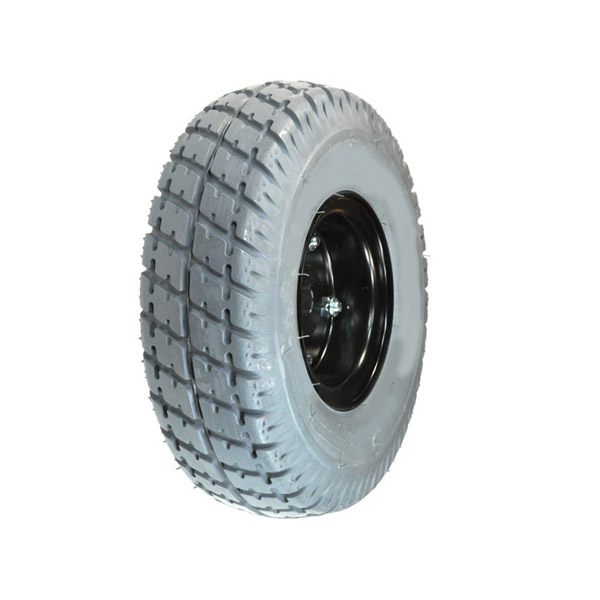 Black Mag Wheel, Black Mag Wheel with Solid Tire, Cart Tire Wheel, Custom wire wheel