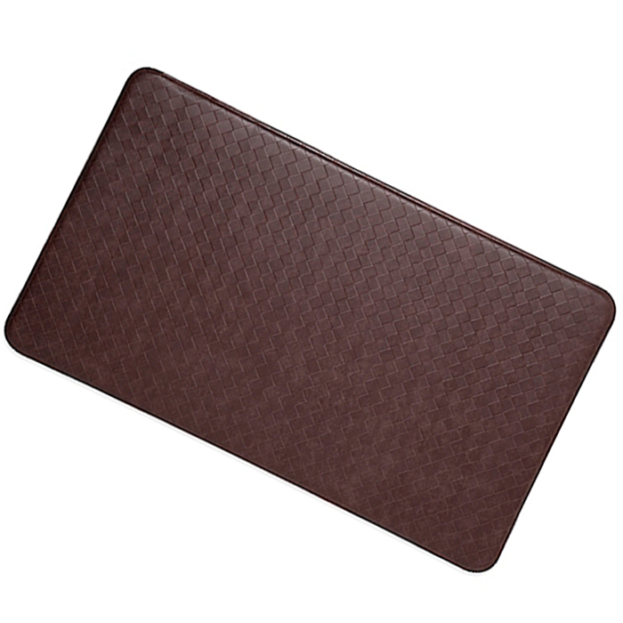 Black ergonamic comfort anti fatigue floor mat for office/kitchen standing, 100% PU foam floor desk mat