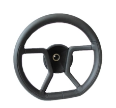 China OEM High quality slip resistant PU steering whee，l steering wheel ， car aiming circle ，truck  bearing circle， PU racing steering wheel manufacturer
