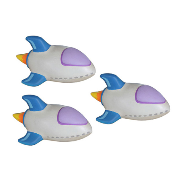 中国厦门提供量身定制的聚氨酯PU发泡海绵颜色的飞机玩具饰品传单