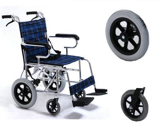 중국의 폴리 우레탄 제품 공급 업체 및 부품 제조업체들은 친절 에어리스 휠체어 타이어 에코
