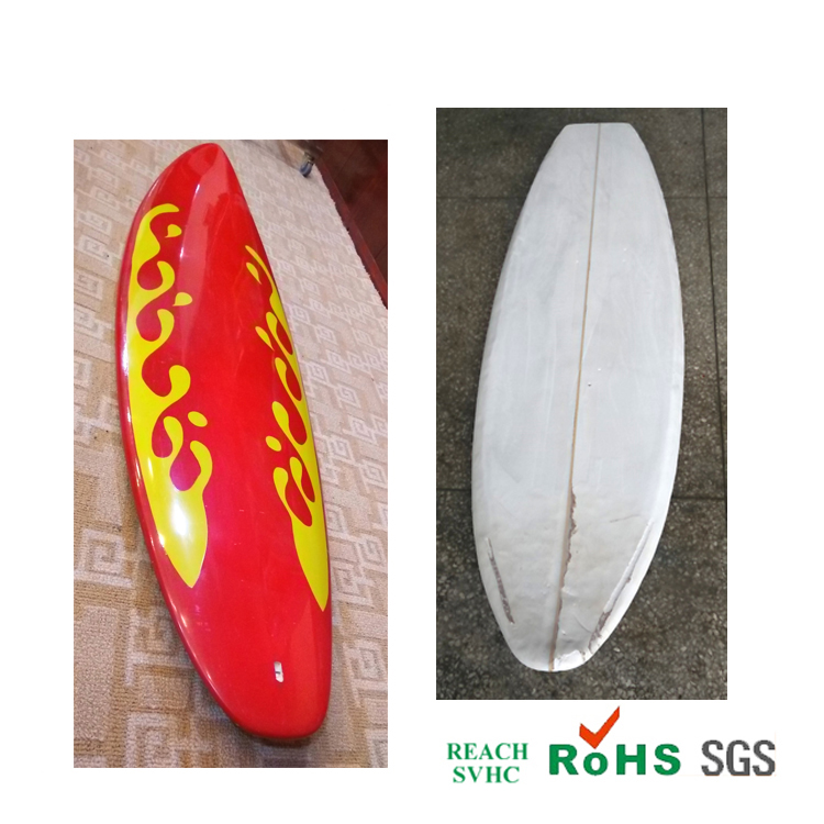Chinese polyurethaan surfplank, surfboard fabriek in Xiamen, China fabriek wit embryo surfplank, branding lege witte raad fabrikant in China