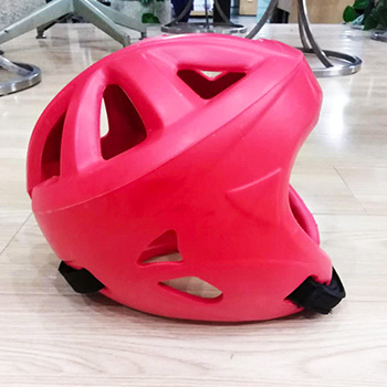 快適なアンチクラッキングヘッドは、PUボクシングのカスタム安全ヘルメットを保護する