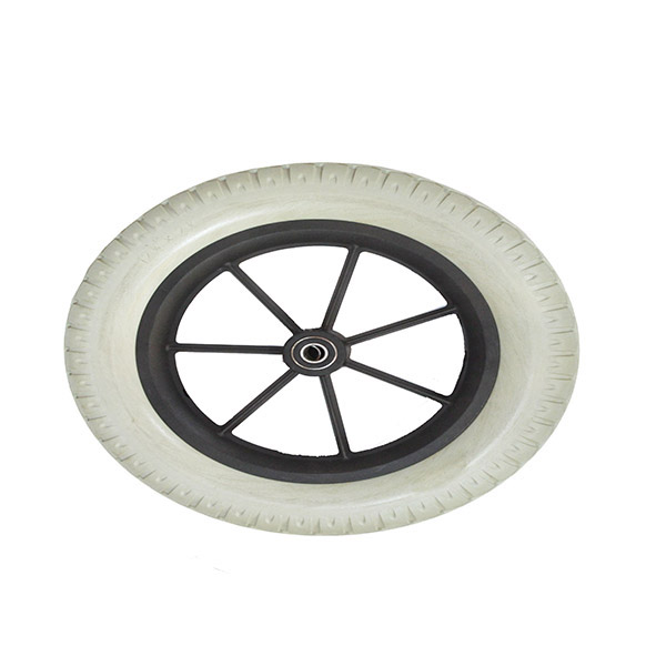 Cusomized dimensione disegno a colori dei pneumatici PU espanso, di alta qualità ruote passeggino, passeggino fornitore professionista del pneumatico della ruota, rotella marsupio