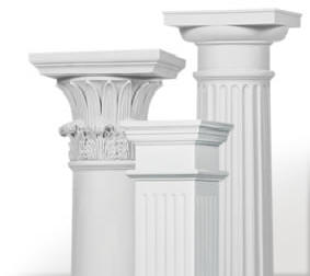 Mármol decorativo Columna romana