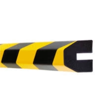 China Good quality yellow and black PU foam wall-edge corner protector for safety manufacturer