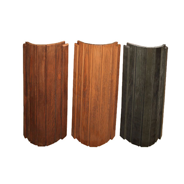 High end spa bath curved plate PU wood curved plate imitation wood polyurethane panels bathroom accessories PU board