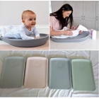 China Factory customize pu moulded foam baby changing pad for baby fabricante
