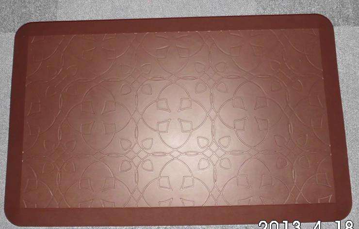 Memory 100% PU Foaming Anti-fatigue Kitchen Flooring Mats with different color