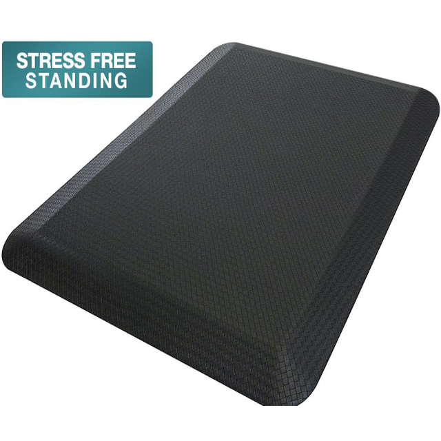 New style durable anti fatigue waterproof non slip polyurethane standing desk mat
