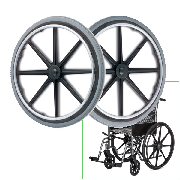 PU elderly scooter tires medical wheelchair solid tires polyurethane foam tires PU tires