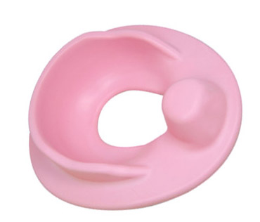 PU pink soft toilet seats for baby care