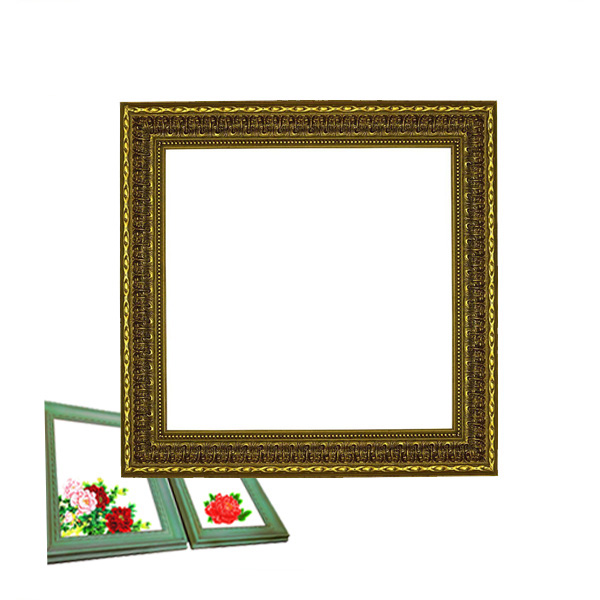 PU simple square frame, polyurethane wood frame, custom processing PU frame