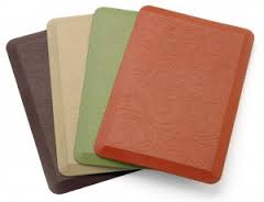 PU porter tapis de sol de bonne qualité sacs colorés de main vert mat décoratif de porte