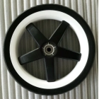 China PU wheel, PU foam wheel,PU caster wheel, Black solid wheels, solid pram wheels, tires baby carriage manufacturer