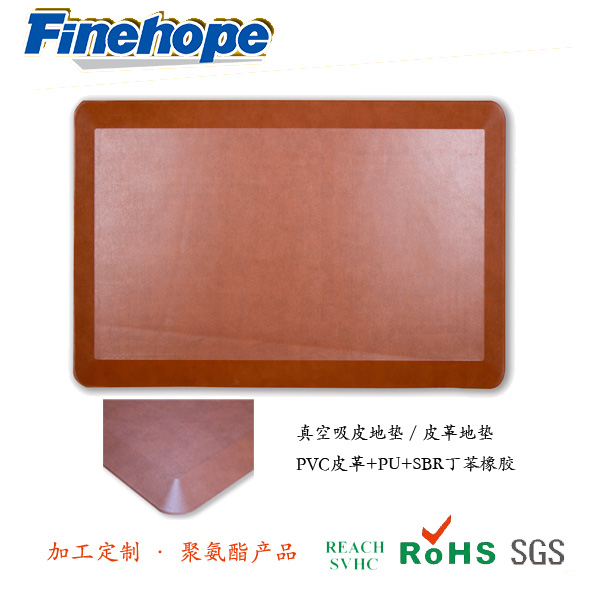 PVC lederen anti-slip mat, Office druk opluchting station MAT, polyurethaan vacuüm zuignap Anti-fatigue mat, China polyurethaan producten producenten