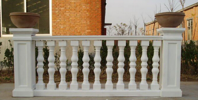 Balustrade en polyuréthane Chine, fabricant de la balustrade, rampes extérieures balusterade pour les terrasses, PU balustrade