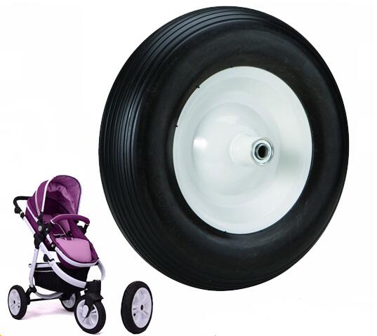 Fornitori di resine poliuretaniche colata pneumatici passeggino, pneumatici carrelli infantili elaborazione personalizzata, carrelli pneumatici PU bambino bambino