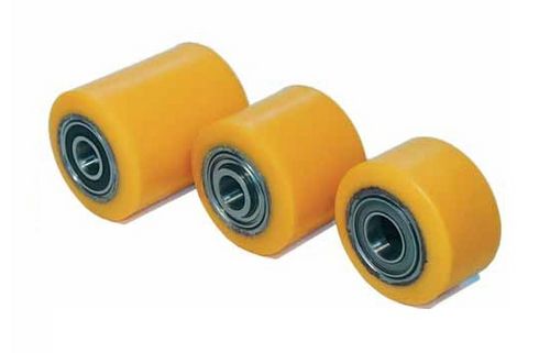 Polyurethaan transportband roller met polyurethaan wielen, rubberen roll, rubberen wielen, polyurethaan producten