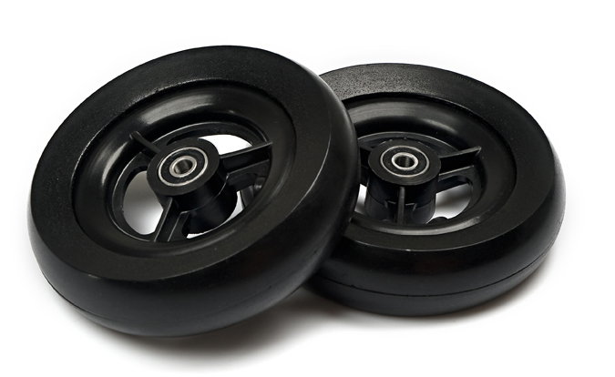 Neumáticos de sillas de ruedas fabricante de poliuretano duraderos personalizados sólidos