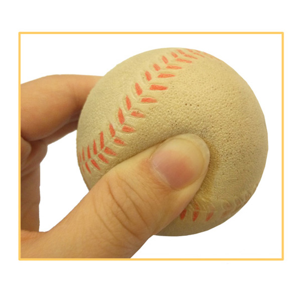 Proveedores Xiamen pedir todo tipo de juguetes de béisbol de espuma de PU espuma de PU de béisbol de alto rebote suave de la PU
