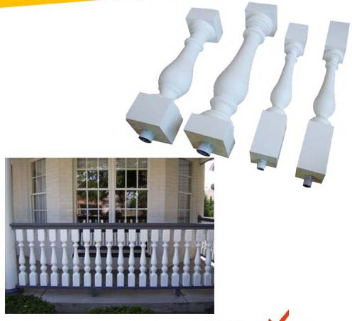 antigue baluster railing,attractive outdoor baluster,high quality outdoor stairs for balcony,cheap baluster with high quality