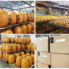 porcelana artificial pumpkin,PU decorative pumpkin,Foam pumpkin fabricante