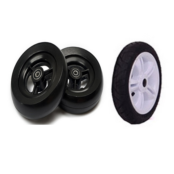 China Polyurethane foam anti-rolling tire supplier, PU wheelchair tires, tire safety walker