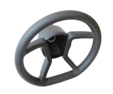 Chine grass mower PU part， steering wheel PU self-skinning， Specializing in the PU production,  the crust of the steering wheel,  PU kart steering wheel, fabricant