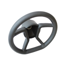 China grass mower PU part， steering wheel PU self-skinning， Specializing in the PU production,  the crust of the steering wheel,  PU kart steering wheel, fabricante