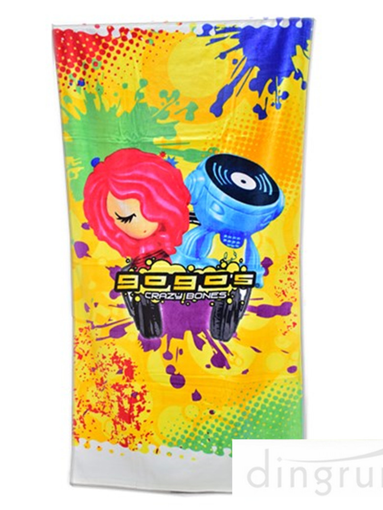 100% Cotton Extra Large Beach Towel For Christmas Promotion