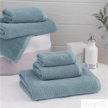 China 100% Cotton Textured Towel Set manufacturer