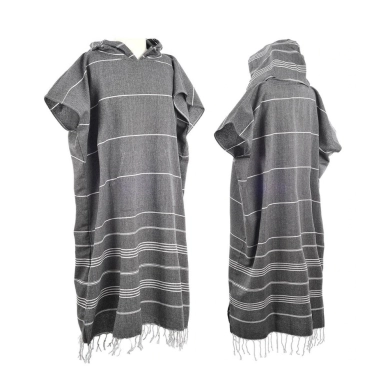 100% Cotton Turkish Towel Light Weight Surf Poncho Towel Hooded Towel