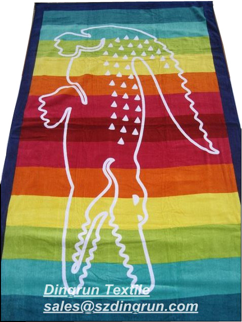 100% Baumwolle gedruckt Strand Towels.Customizable